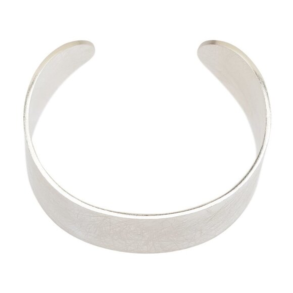 Silver Hammered Cuff - Picture 3 of 3